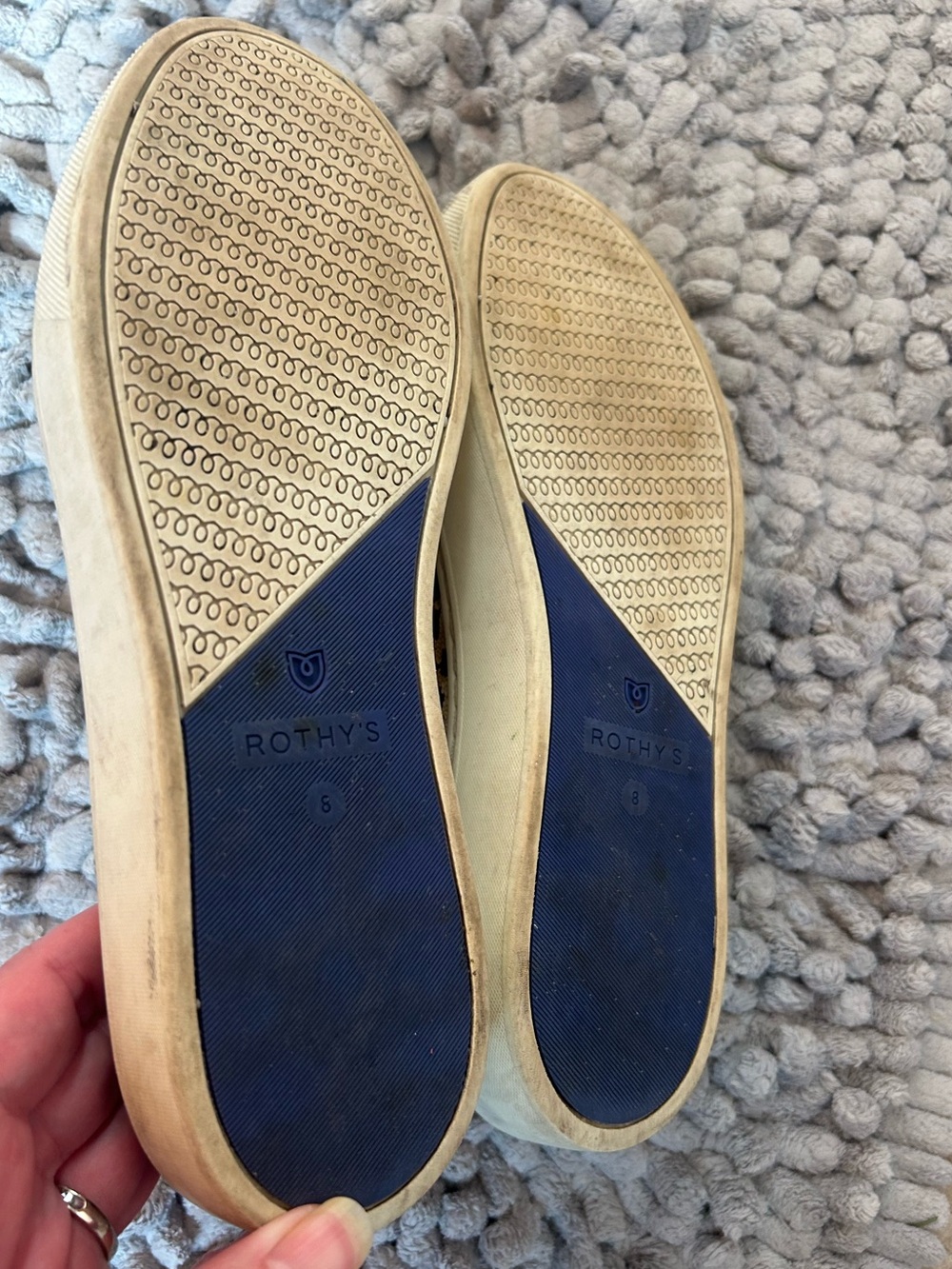 Rothy's The Sneaker Camo Cat leopard cheetah animal print Size 8 Slip on loafer - Picture 5 of 6